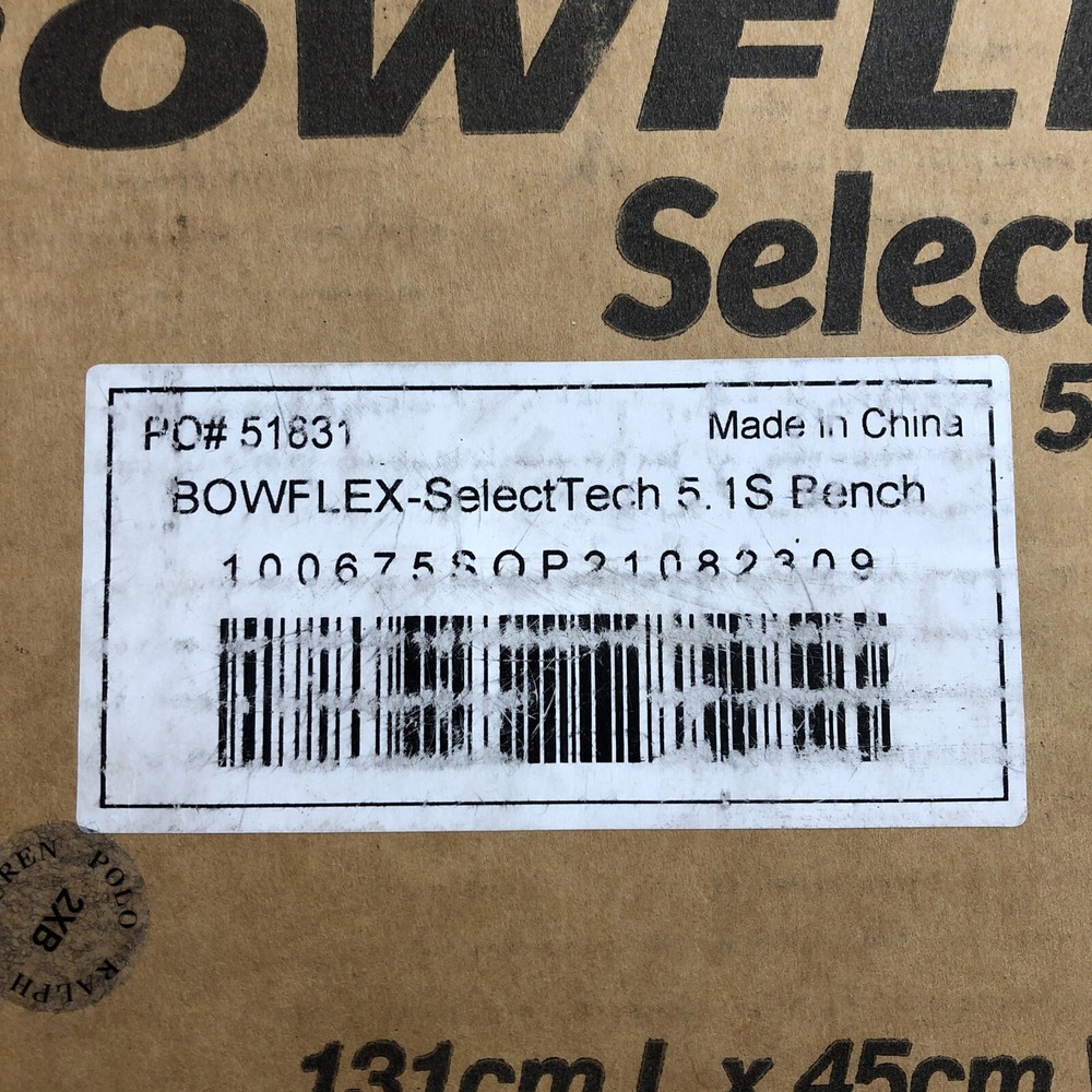 Bowflex Selecttech 5.1S Bench Adjustable Weight Bench