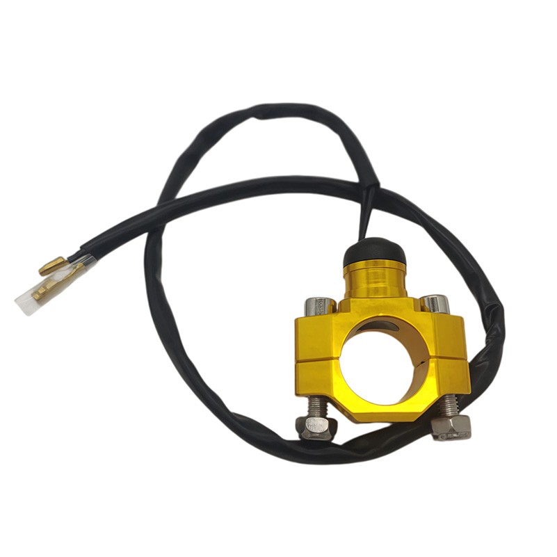 Universal Motorcycle CNC Engine Stop Start Kill Switch Button Dirt Pit Bike Quad