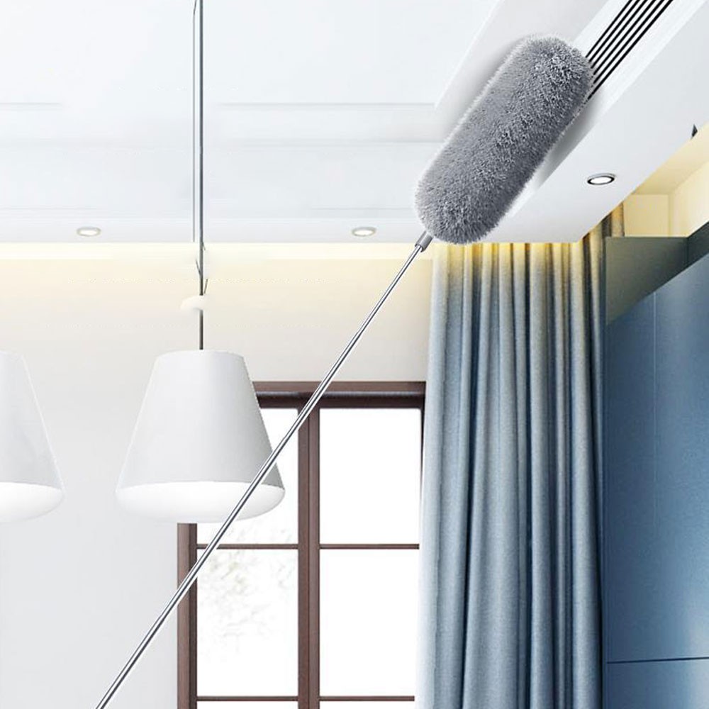 Extendable handle Feather Duster 250cm Long Telescopic Static Duster Brush TL