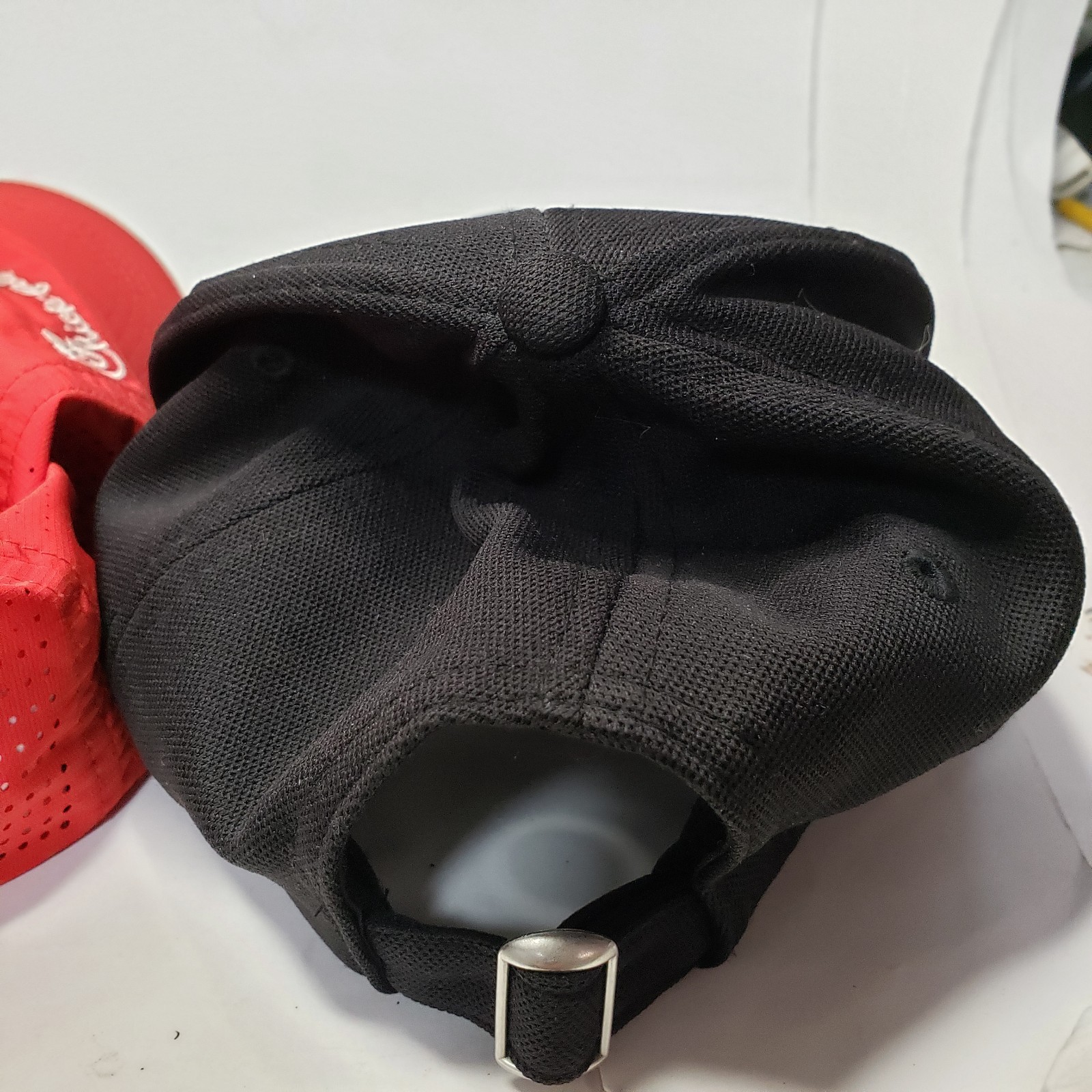 Chick-fil-A Oobe Baseball Hat Cap LOT Adjustable Employee Uniform Black Gray