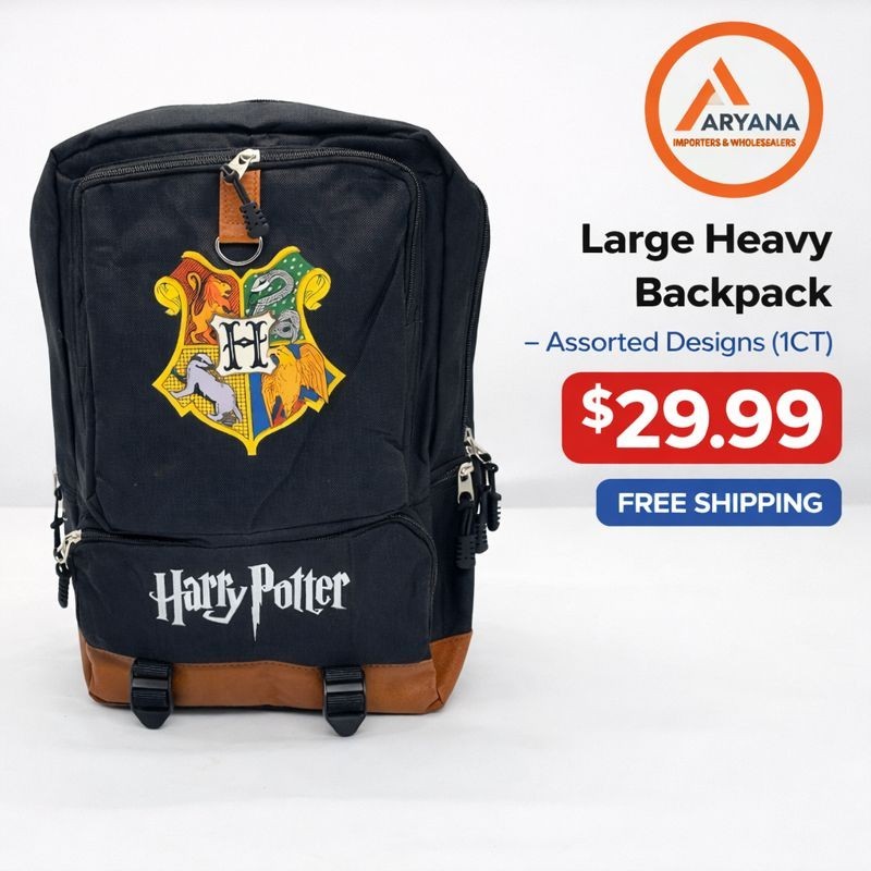 Large Heavy Backpack – Assorted Designs (1CT) Only $29.99 | FREE Shipping