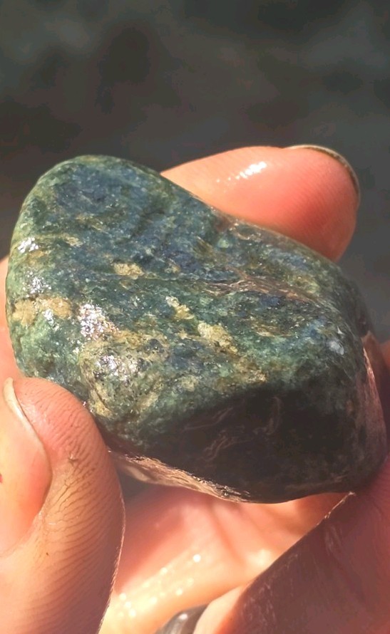Nephrite Jade Stone Green Rock Stone