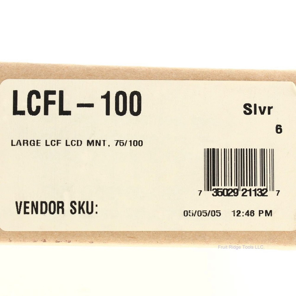 Peerless LCFL-100 Large LCF LCD Mount Panel 75/100 Adapter Plate Silver