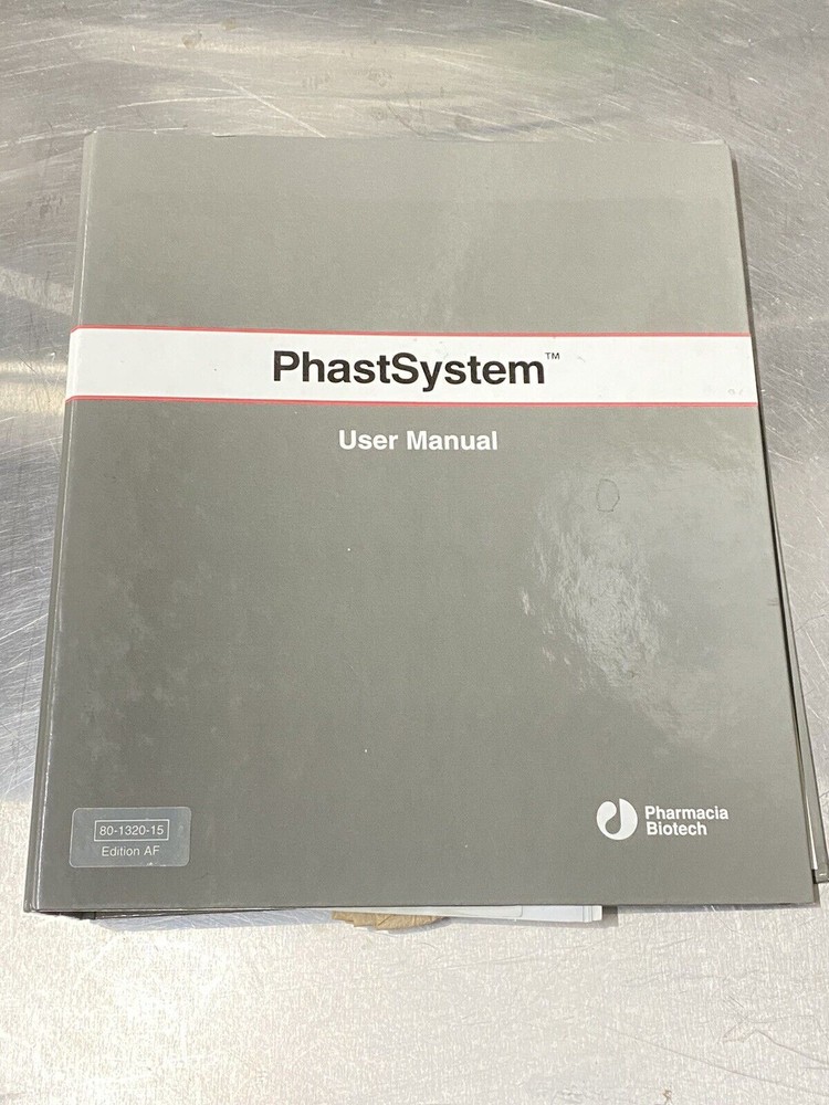 Pharmacia Phast System - Users Guide / Instruction / Manual