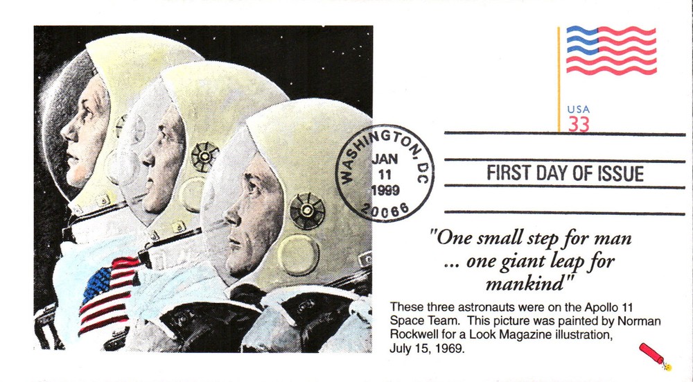 #U642 Stylized Flag -  Space Dynamite FDC (0851999U642001)