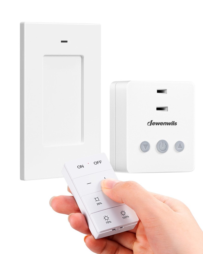 DEWENWILS Plug in Lamp Dimmer Switch Wireless Remote Control 100FT