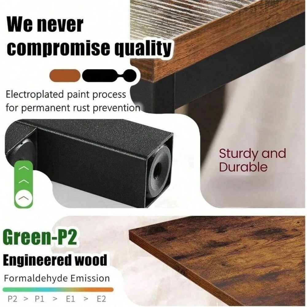 3 Tier Heavy Duty Printer Stand Multi-Functional Desk Organizer