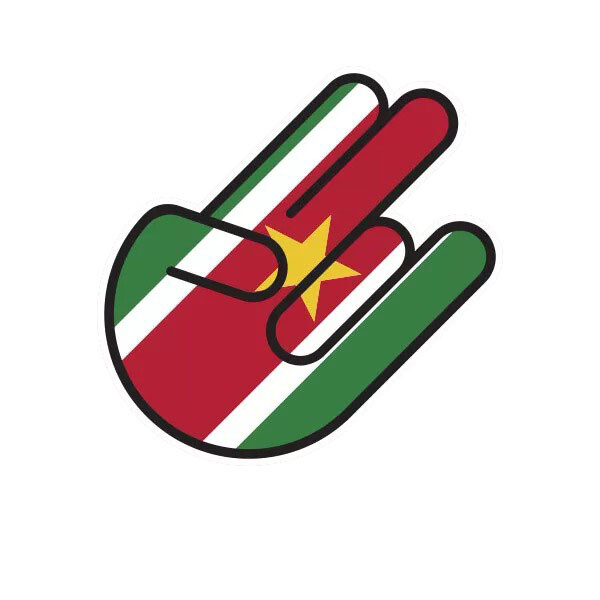 Surinamese Shocker Sticker Decal