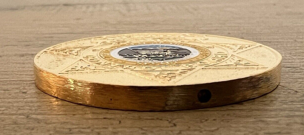 Nevada Gaming Control Board Challenge Coin Blank Back