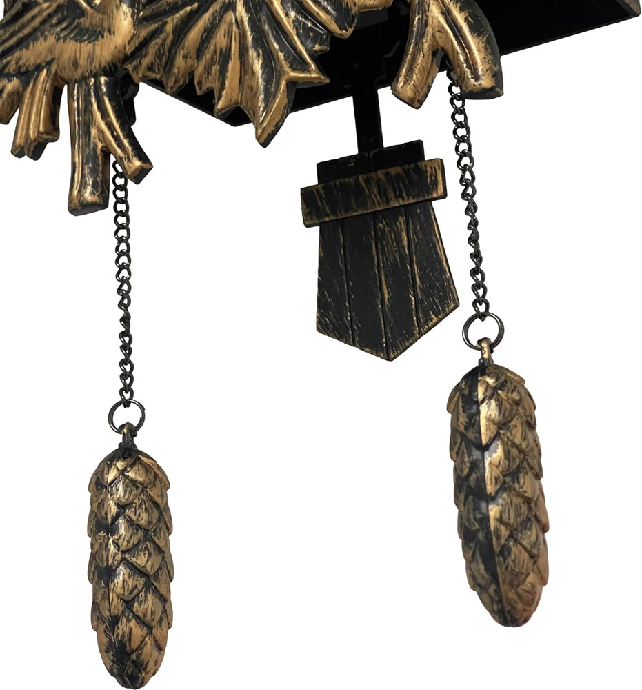 Chiming Cookoo Clock Brown Vintage Bird Flapping Cuckoo Clocks Volume Adjustable