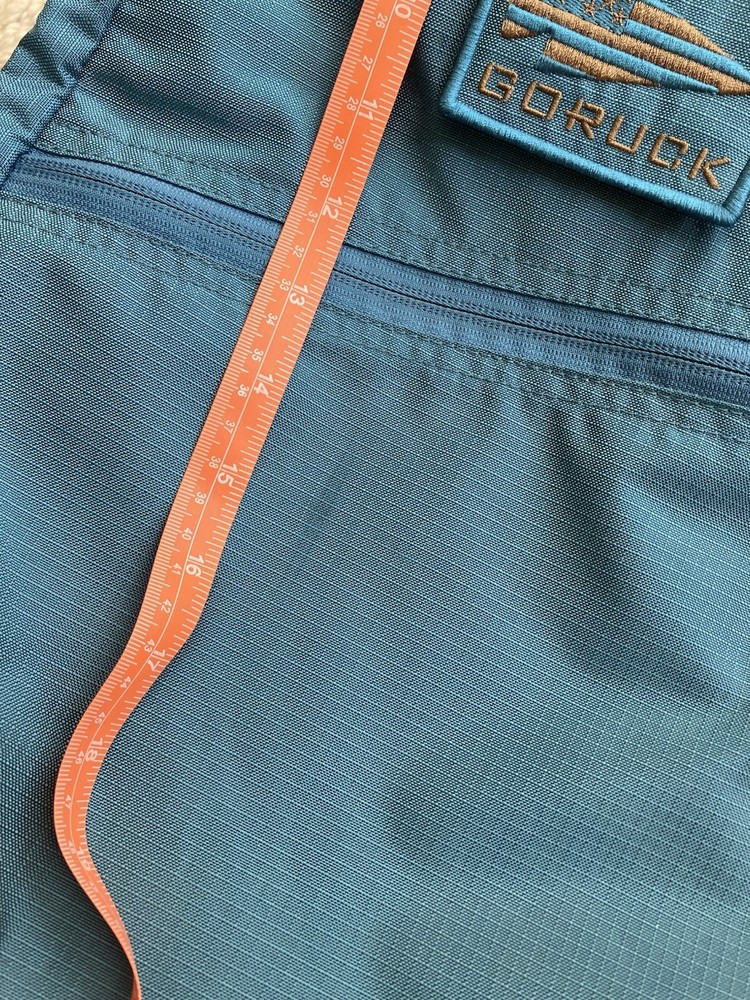 Goruck 18L Bullet Double Compartment (DC) Ripstop Robic backpack blue