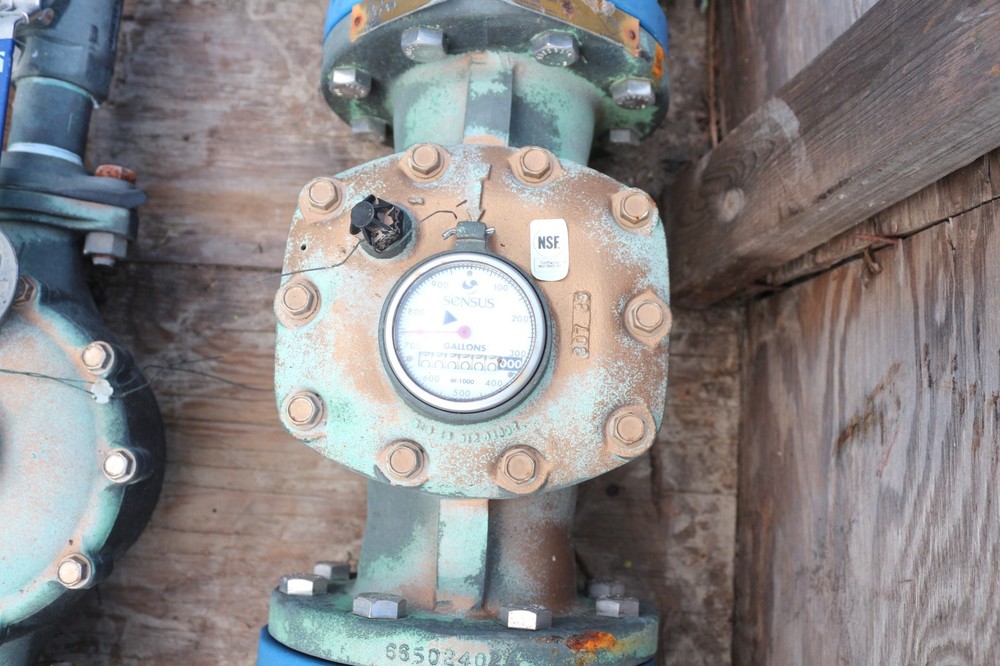 SENSUS Metering System 4" Fireline w/ 1.5" SR Fire Main Pipeline Strainer