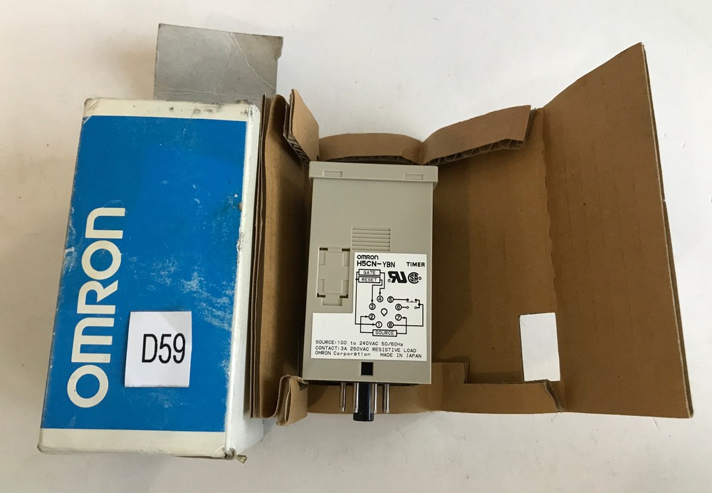 *NEW* Omron H5CN-YBN Digital Timer Module 100-240VAC