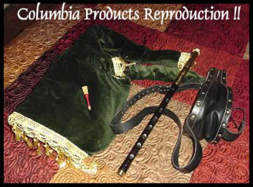 BRAND NEW IMPORTED Irish Uilleann Bagpipes Practice Set, COLUMBIA CP Made.