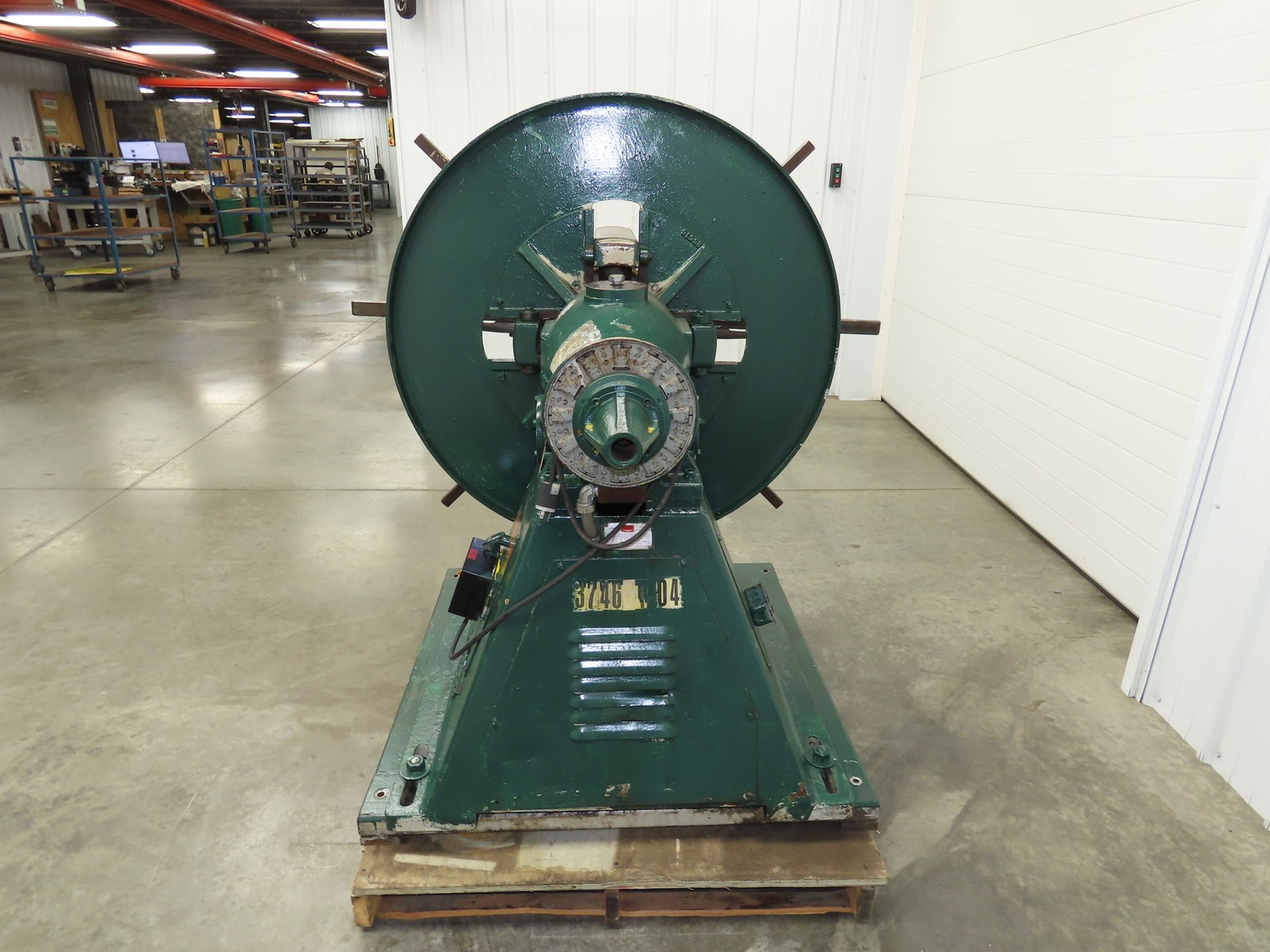 FJ Littell Machine 25-12 Coil Stock Uncoiler 2500lbs 20"ID 12"W Decoiler W/Brake