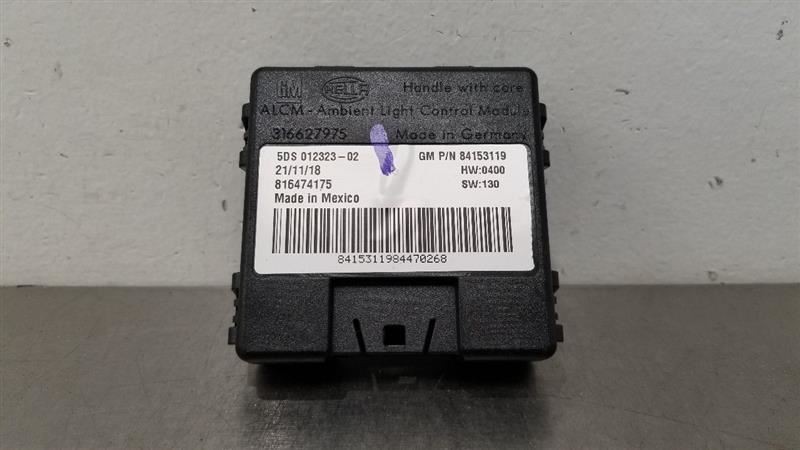 19 CHEVY CAMARO INTERIOR LIGHTING CONTROL MODULE 84153119