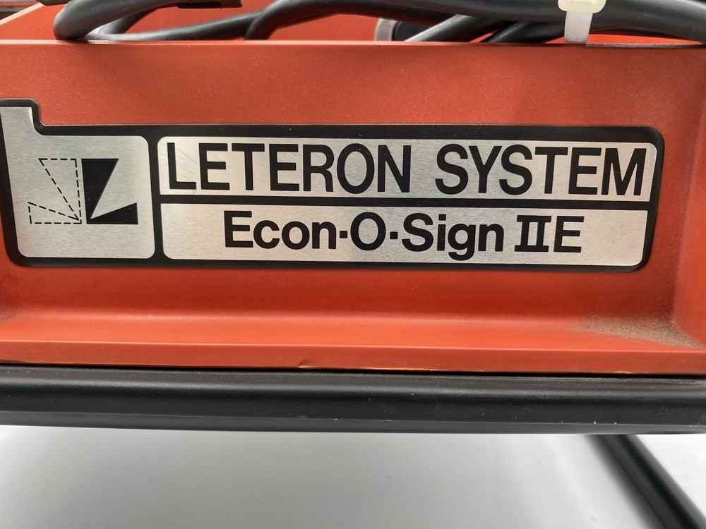 Leteron System SIGN MAKER MACHINE Econ-O-Sign II E