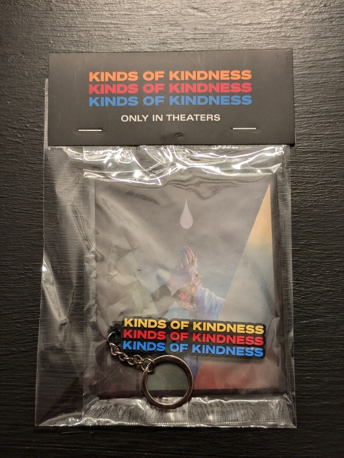 KINDS OF KINDNESS KEYCHAIN and AIR FRESHENER promo Yorgos Lanthimos Film