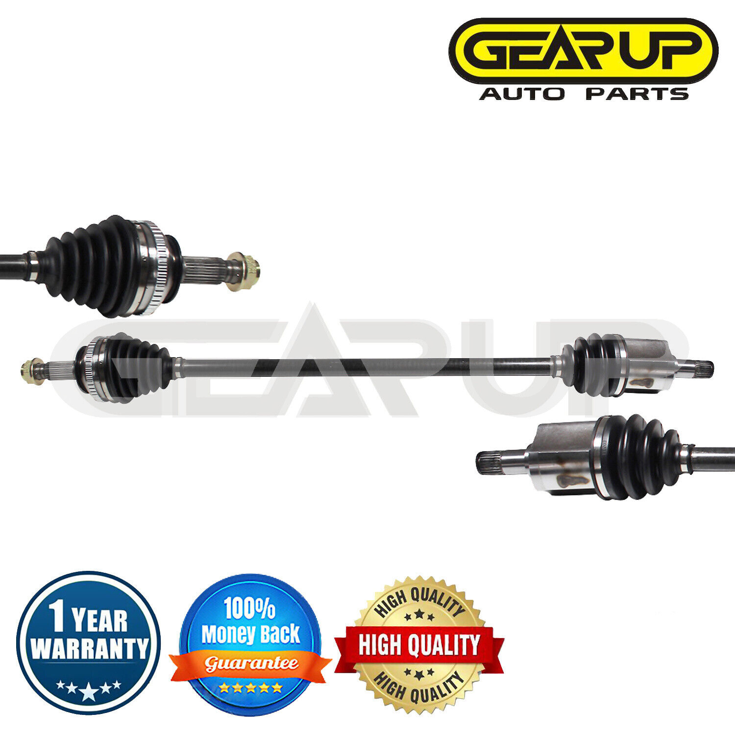 Front Pair CV Axle Shaft Assembly for Honda Accord LX EX Automatic FWD 1994-97
