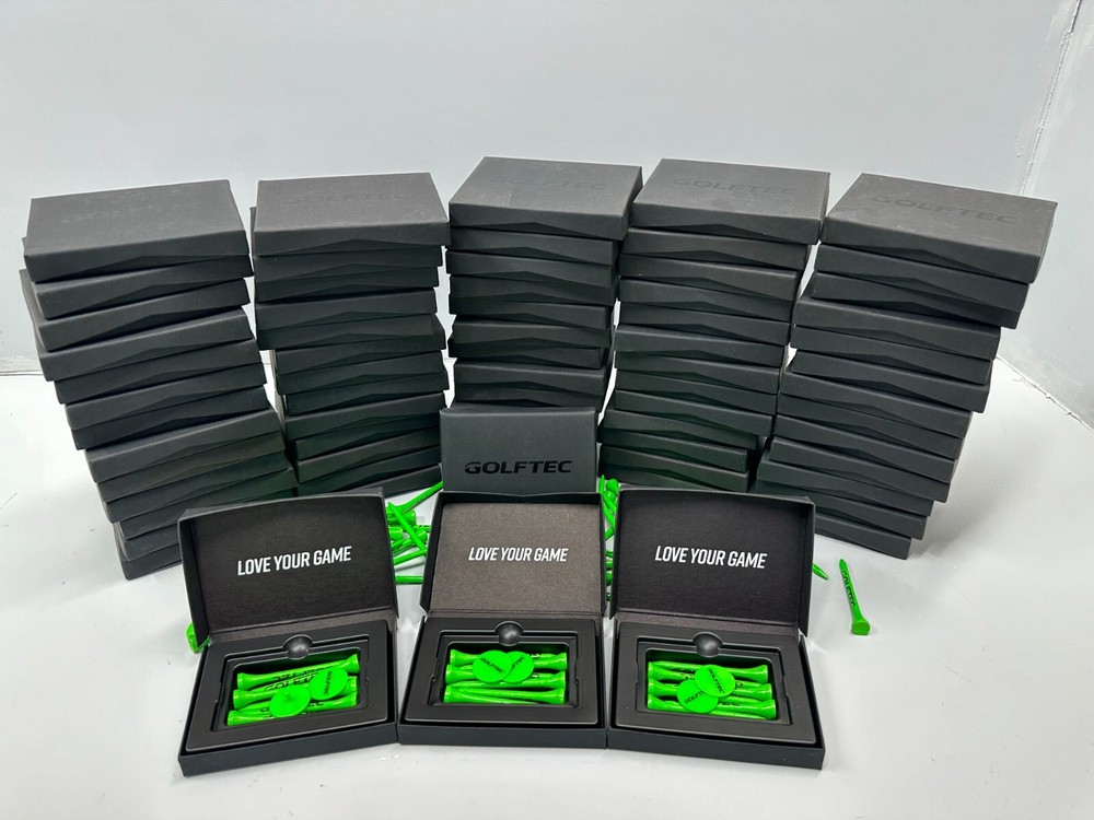 400 GOLFTEC Green Bamboo Golf Tees - 2.75