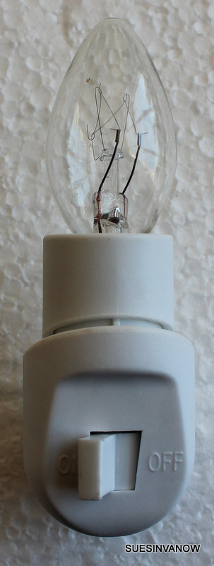 New Night light Replacement part Bulb switch White Safe Sturdy