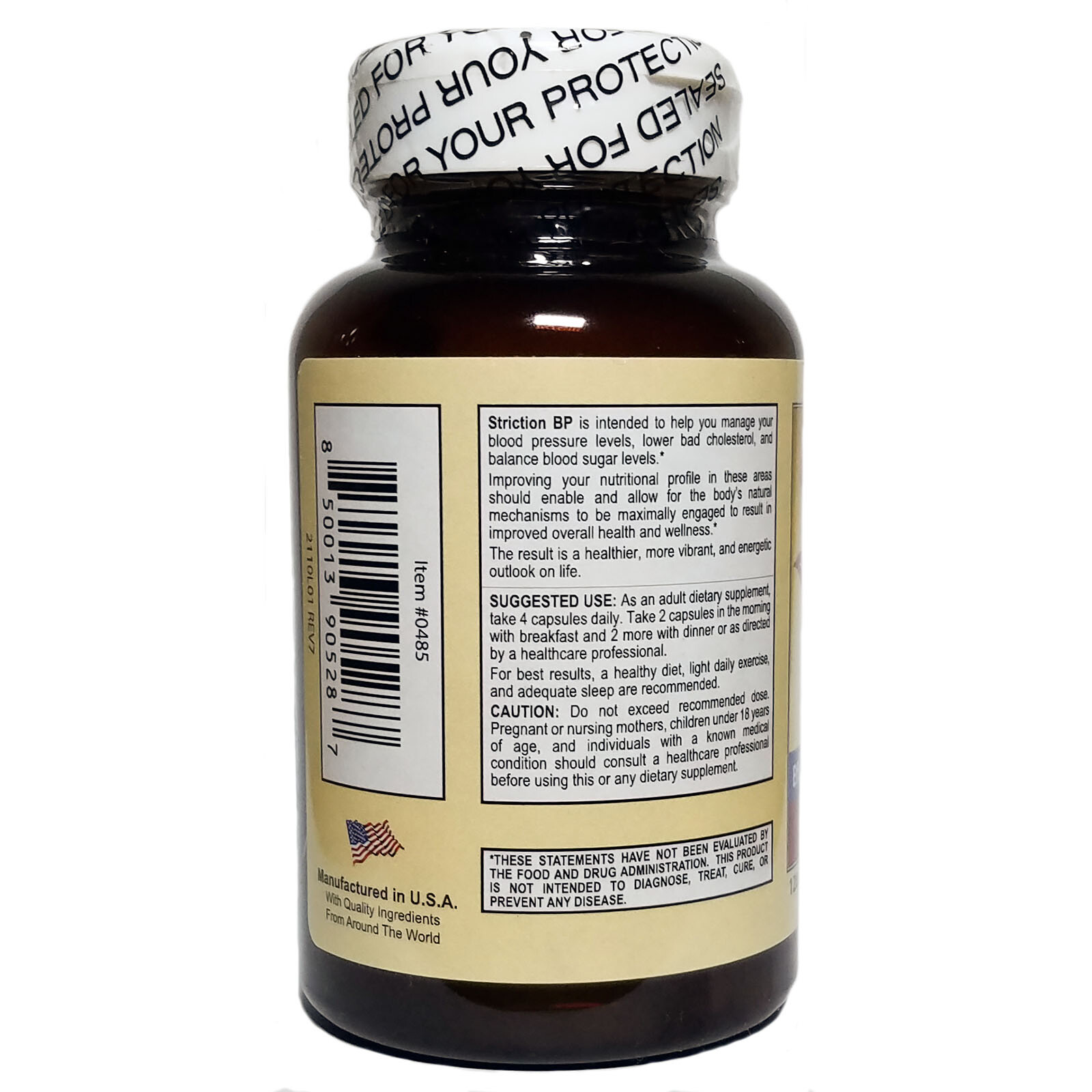 Striction BP Advanced Formula Support Healthy Blood Pressure StrictionBP