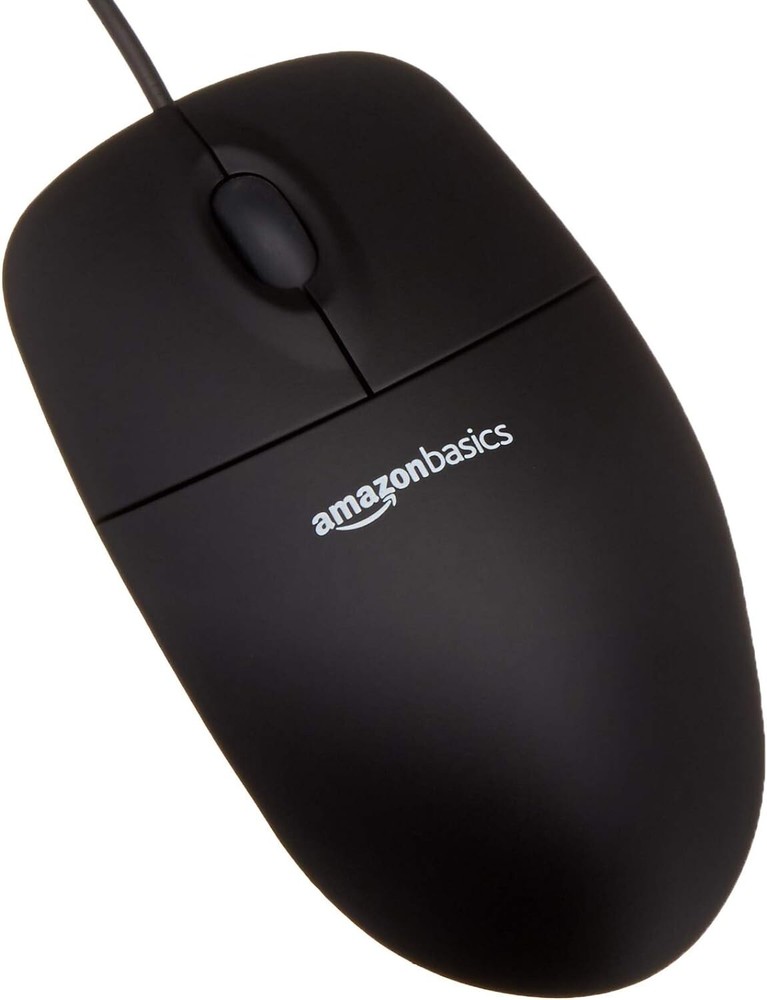 NEW - AMAZON BASICS WIRED KEYBOARD AND MOUSE COMBO
