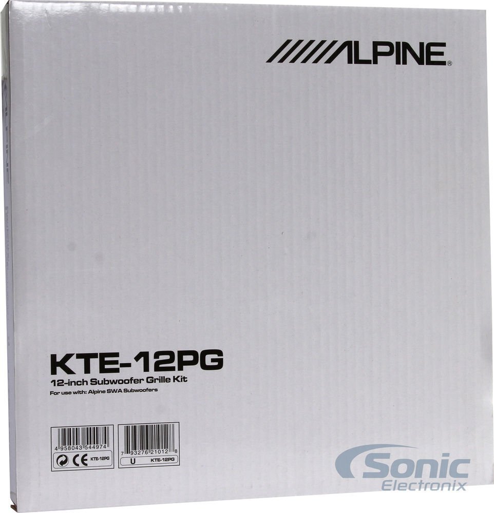 Alpine KTE-12PG 12" Protective Subwoofer Grille