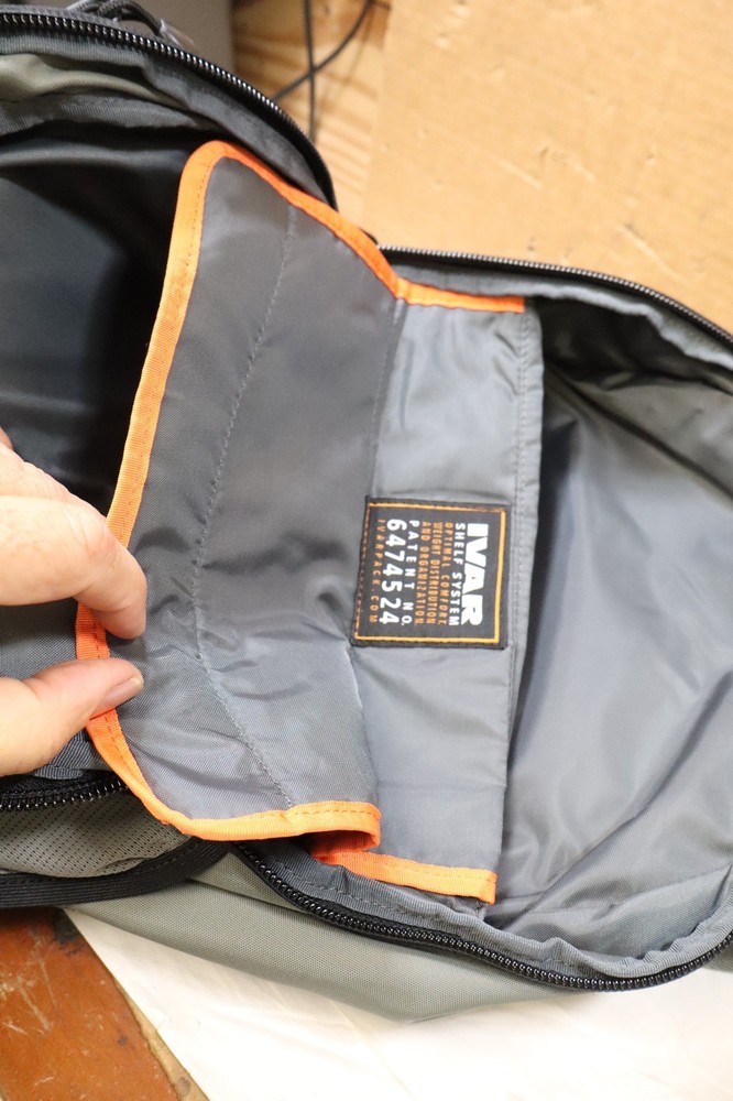 Ivar Revel Backpack Blue & Gray Excellent