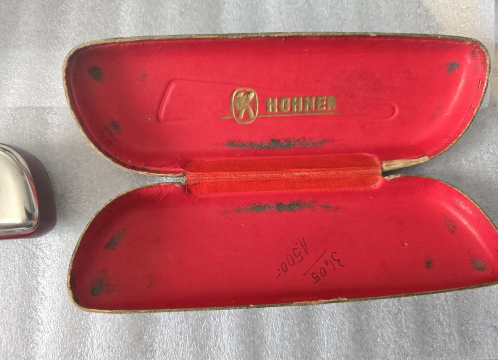 Hohner Chrometta 12 Chromatic Harmonica Key C Germany w/ Case Tested