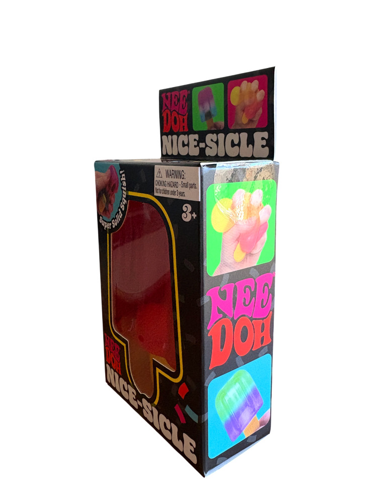 AUTHENTIC Needoh Nice-Sicle (red, pink, orange)