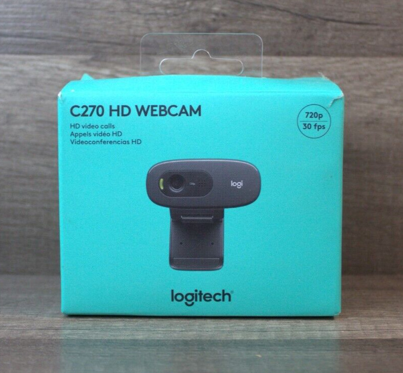 NOB-Logitech C270 Web Camera -Widescreen HD Video Calling-Noise-Reducing Mic