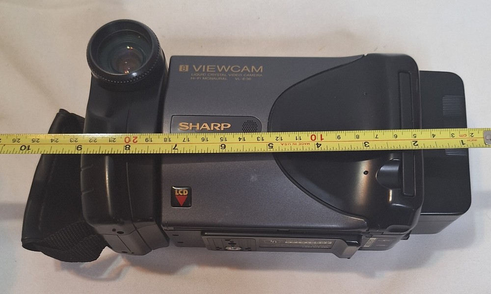 Sharp Viewcam VL-E36U 8mm Video Camcorder Recorder Japan Untested