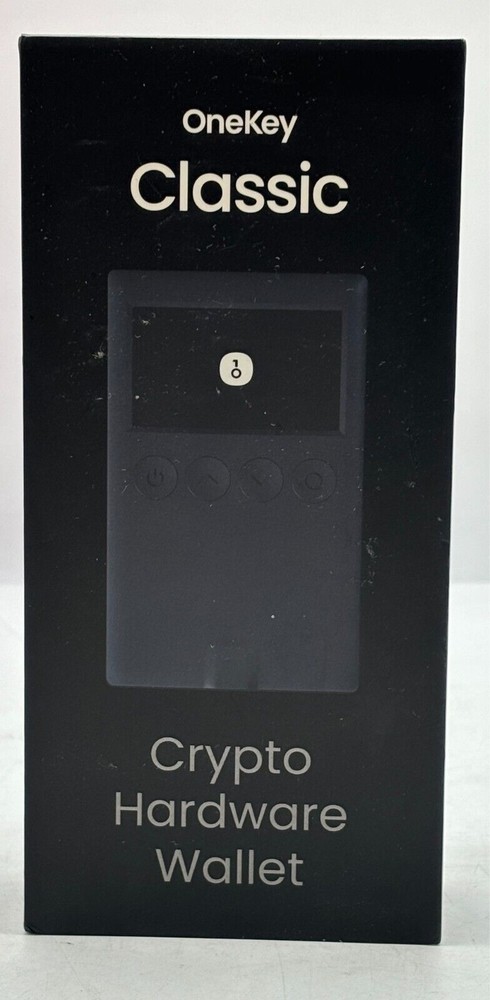OneKey Classic 1S Crypto Hardware Wallet - Bluetooth Support - Encrypted