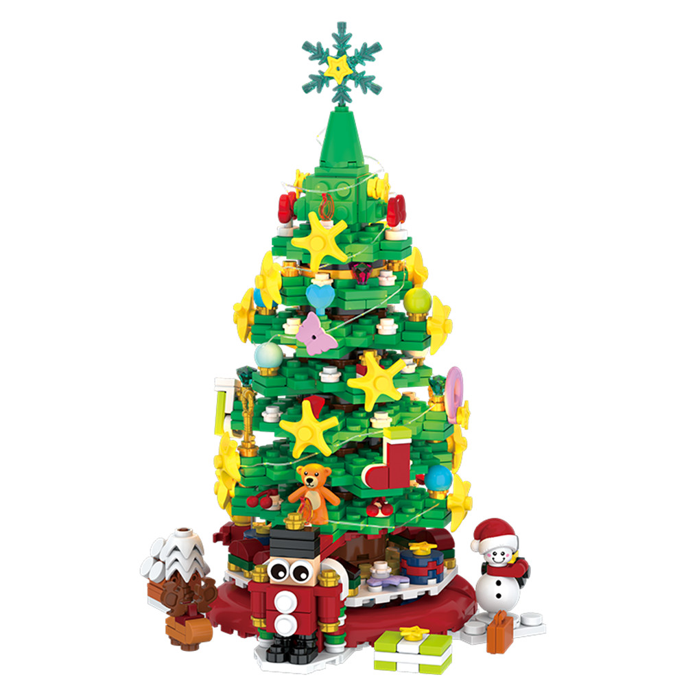 Building Block Christmas Tree Set