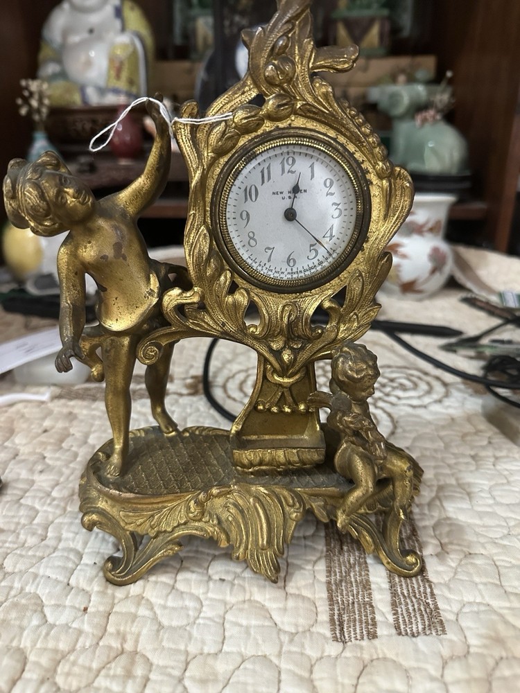 gilt bronze clock