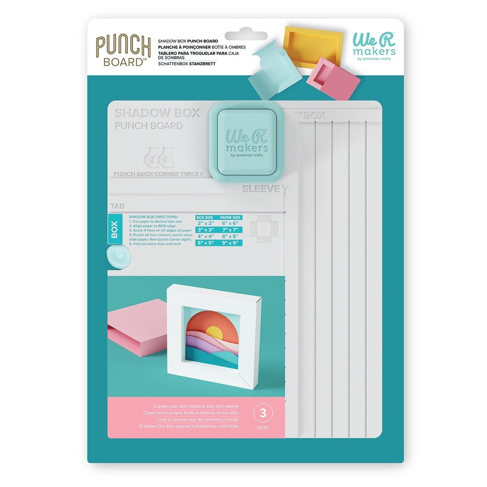 We R Punch Board-Shadow Box