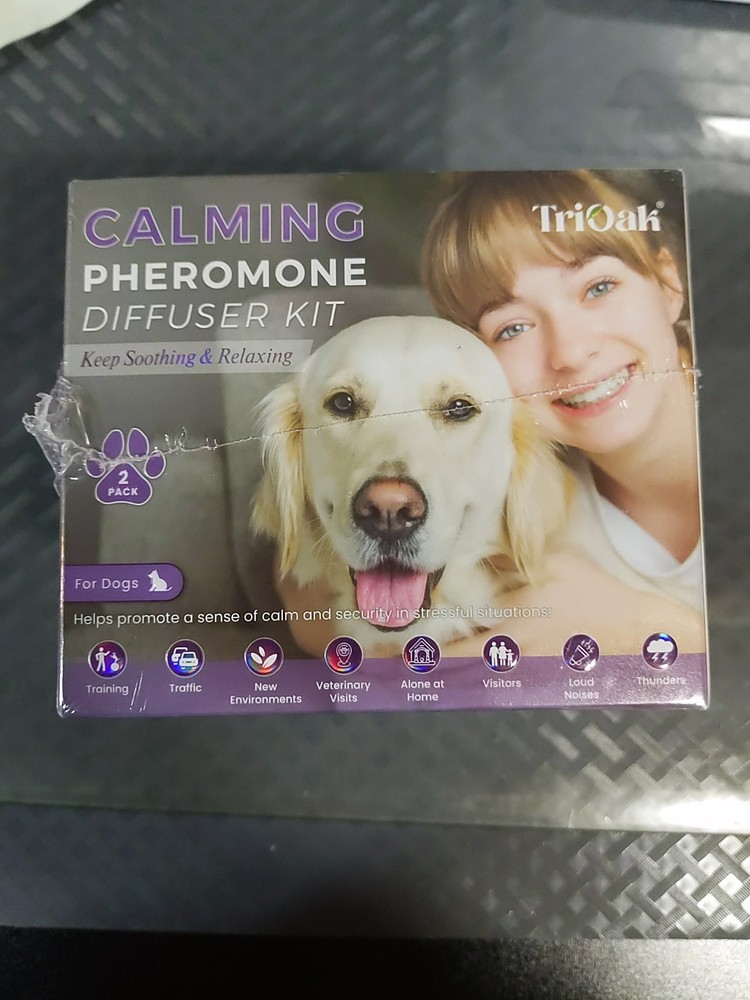 TriOak Dog Calming Pheromone Diffuser 2 in 1 Dog Calming Plug In Diffuser #71