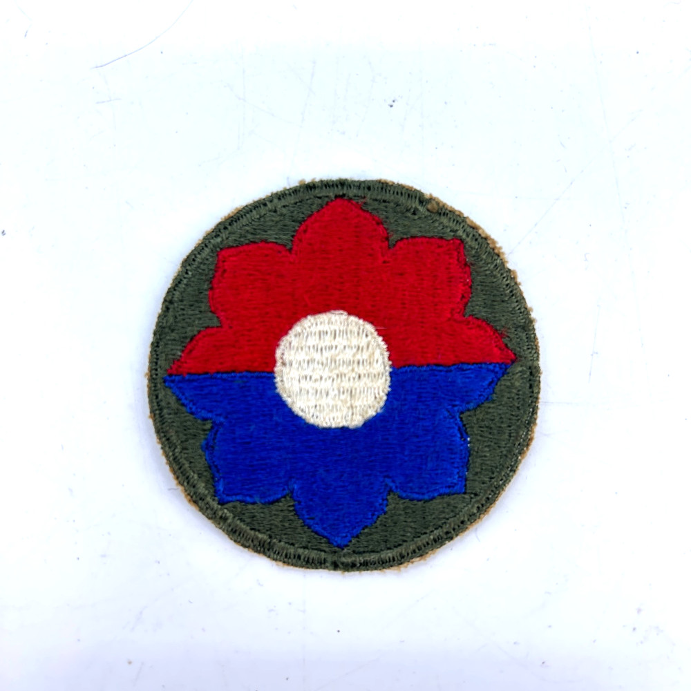 WW2 US Army 9th Infantry Division Patch Cut Edge