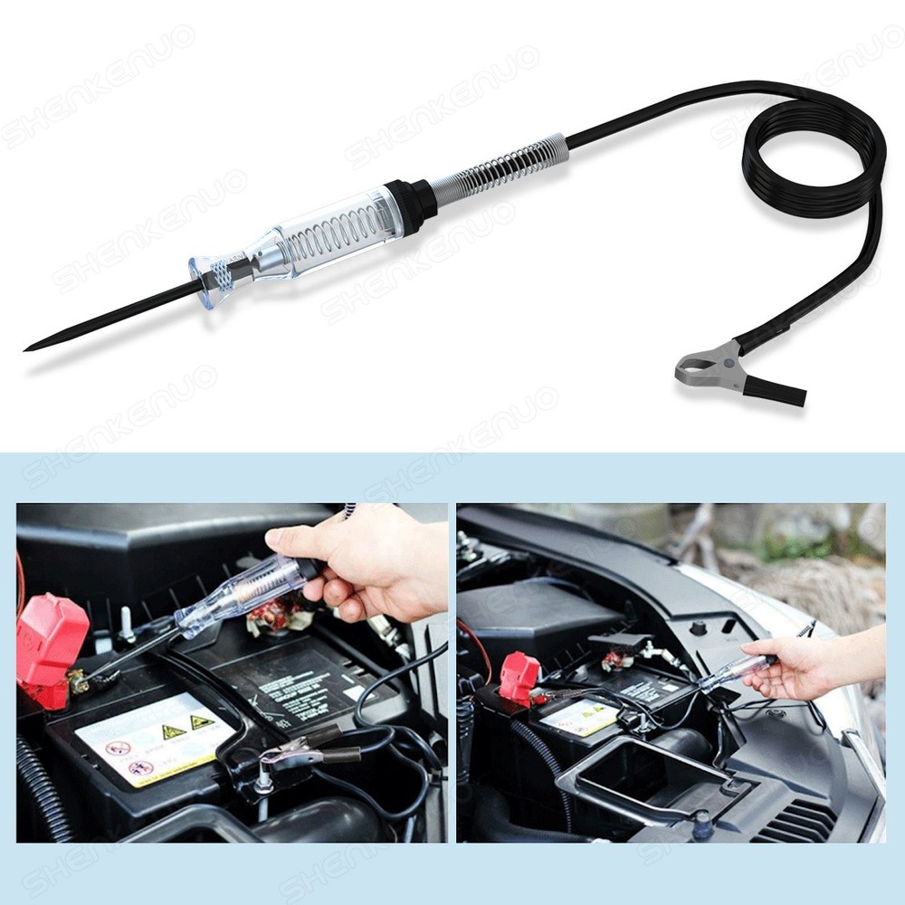 1PC Test Tool Light Car Circuit Tester Probe 12V 6V DC Voltage Continuity