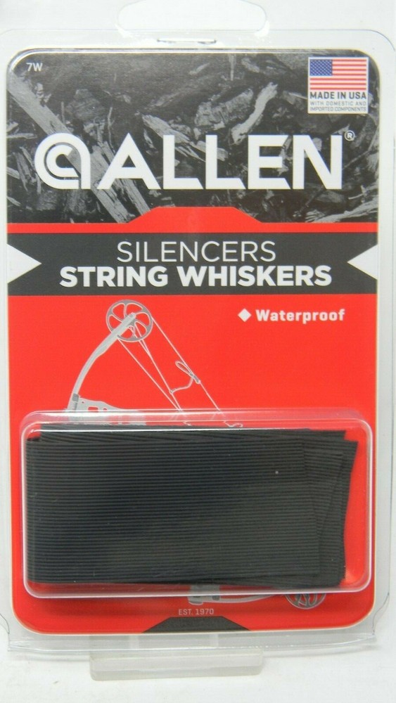 Allen Silencers String Whickers- Waterproof - Pack  - #7W - New