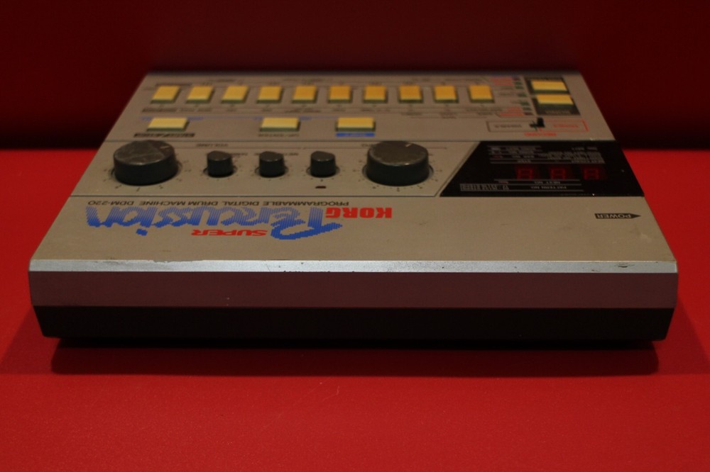 USED Korg Super Percussion DDM-220 Programmable Digital Drum U1989 230928