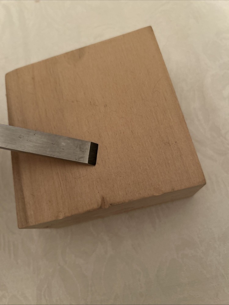 Ashley Iles # 1 / 14mm Straight Carving Chisel Excellent Condition Sharp