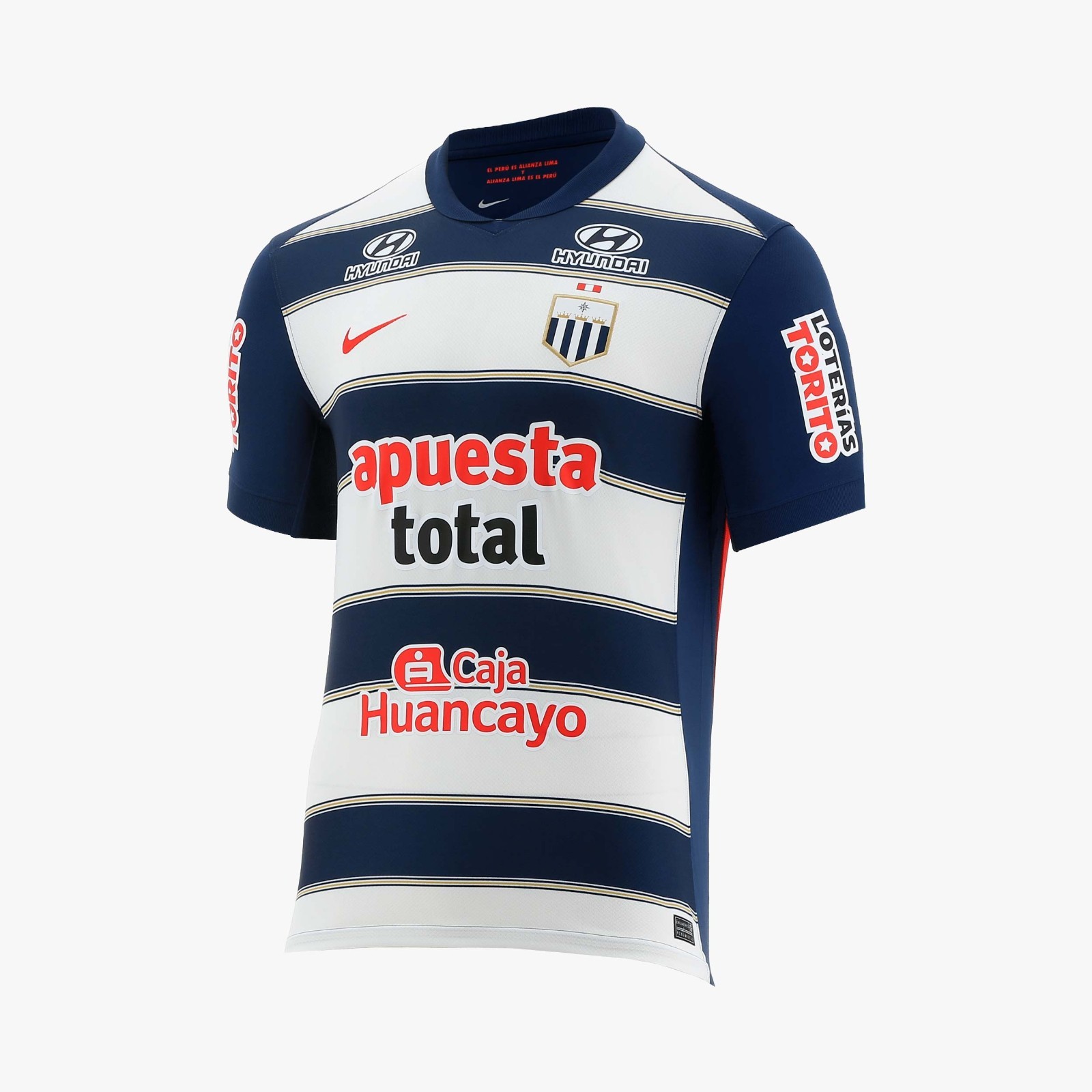 CAMISETA COLECCION Alianza Lima 125 AÑOS PLATA - Con Sponsor