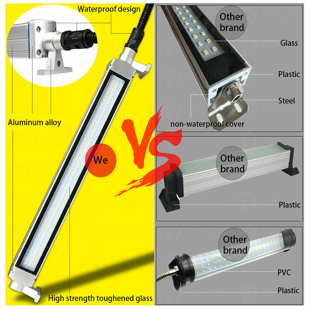 LED Milling CNC Machine Tool Light Working Lamp lathe lamp Workshop AC24~220V