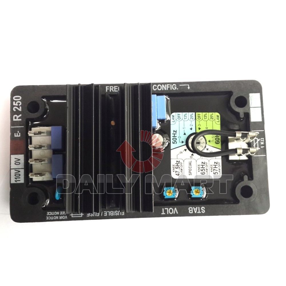 Automatic Voltage Regulator Module AVR R250 Genset Part Generator Alternator Fre
