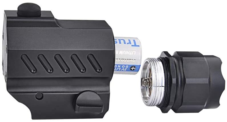 Rail Mounted Compact Tactical Gun Light Weapon Torch LED Flashlight NB For Glock