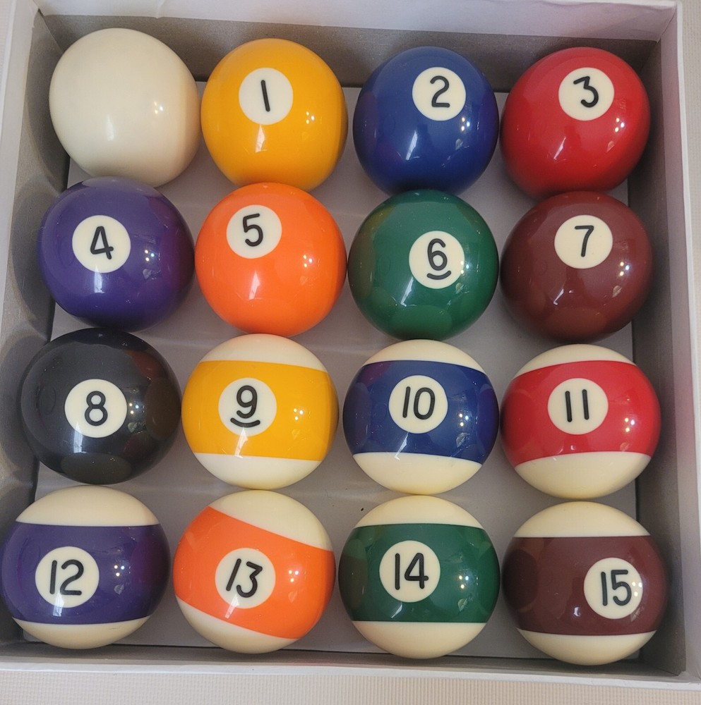 Billiard Complete 2.25" Pool Ball Set ~ Unused
