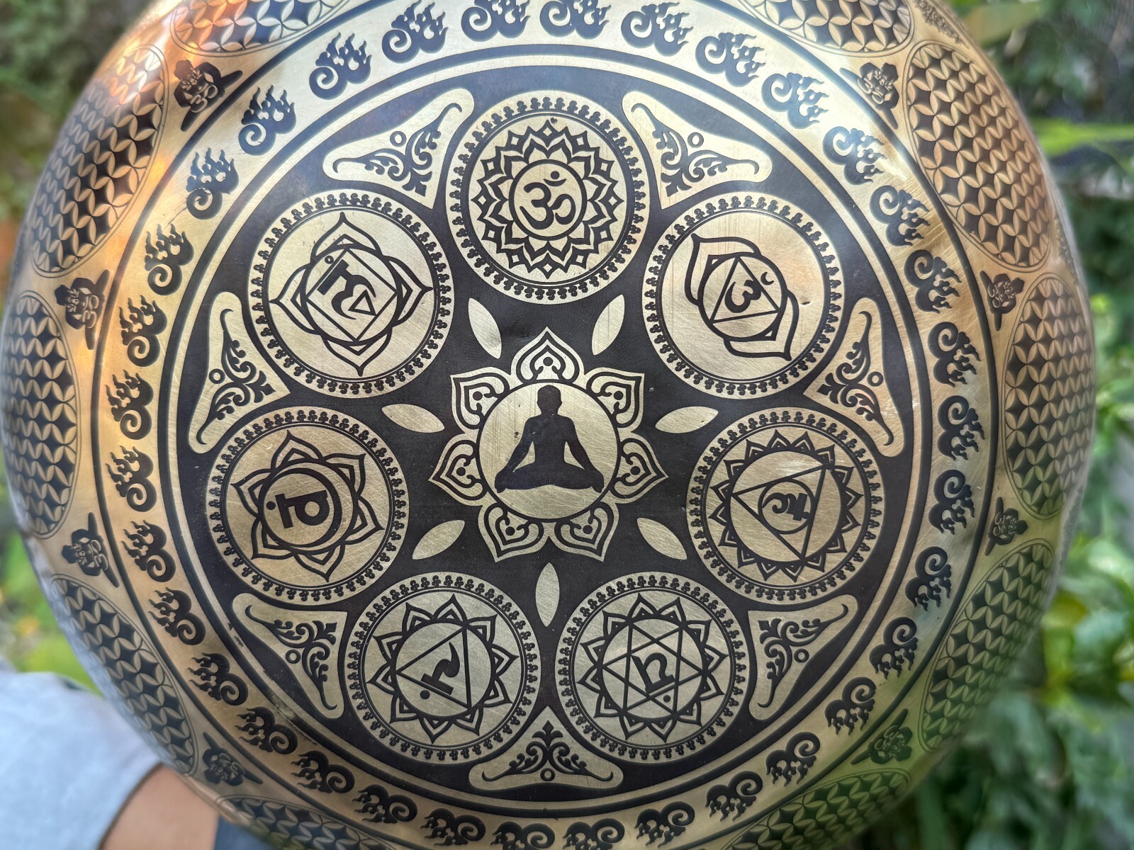 12 inches Tibetan Singing Bowl - Chakra Balancing Meditation yoga sound Bowls