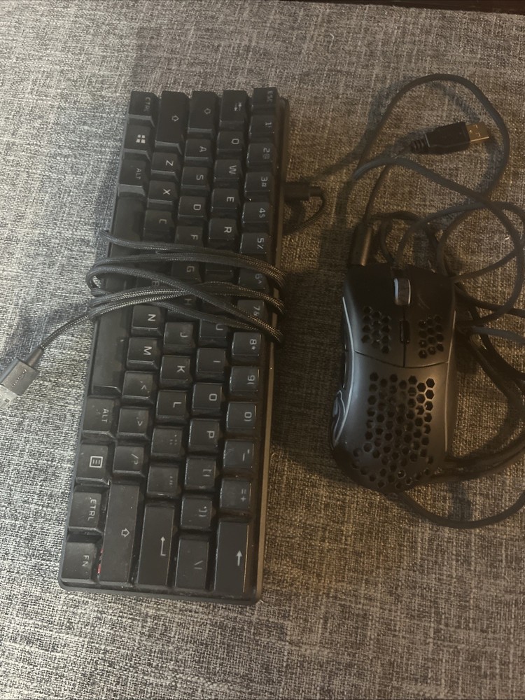 Hyper X Mini Keyboard And Glorious Model O Mouse Set Pc Gaming Desktop